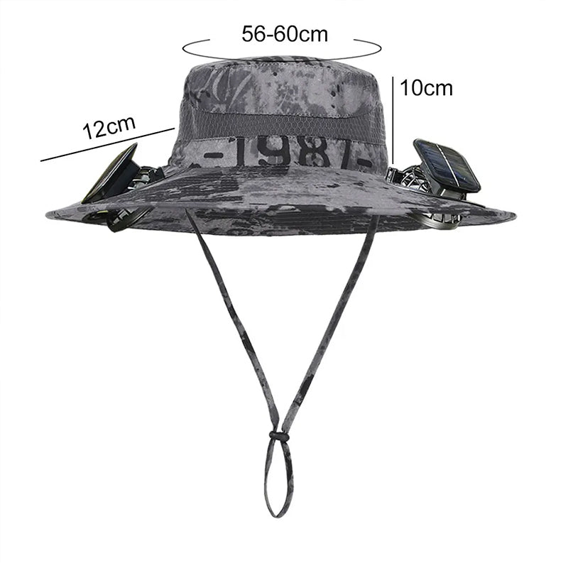Solar Fan Bucket Hat