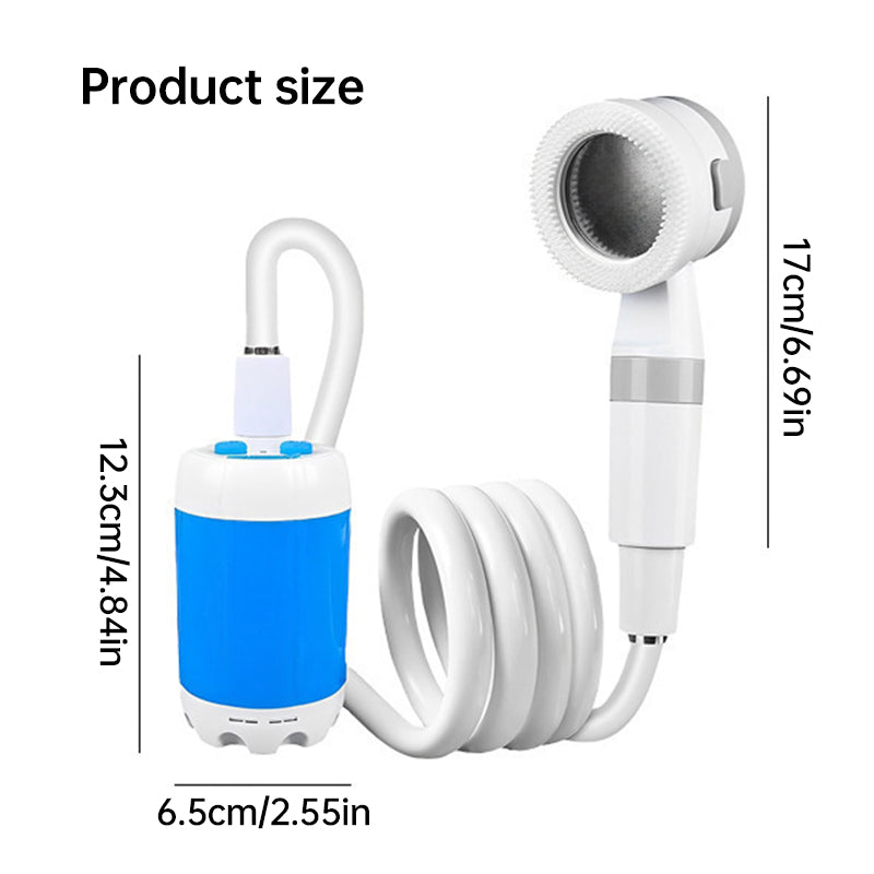 Rechargeable Camping Shower – Digital Display