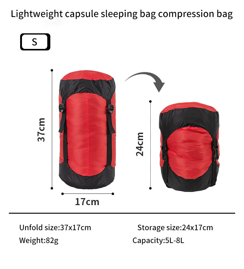 Ultralight Capsule Compression Sleeping Bag Sac