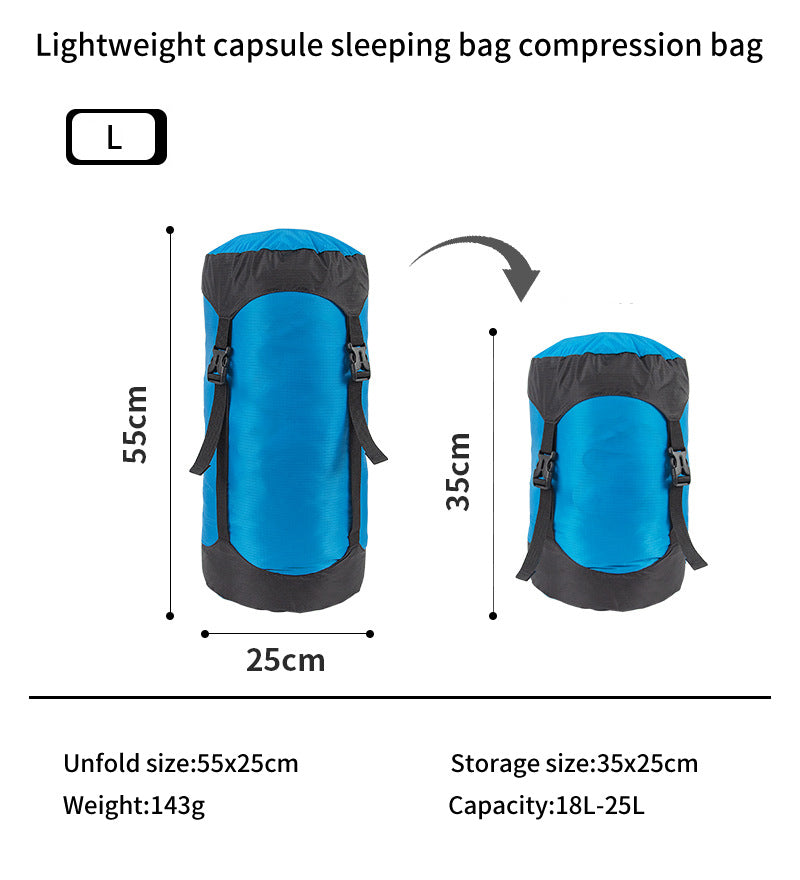 Ultralight Capsule Compression Sleeping Bag Sac