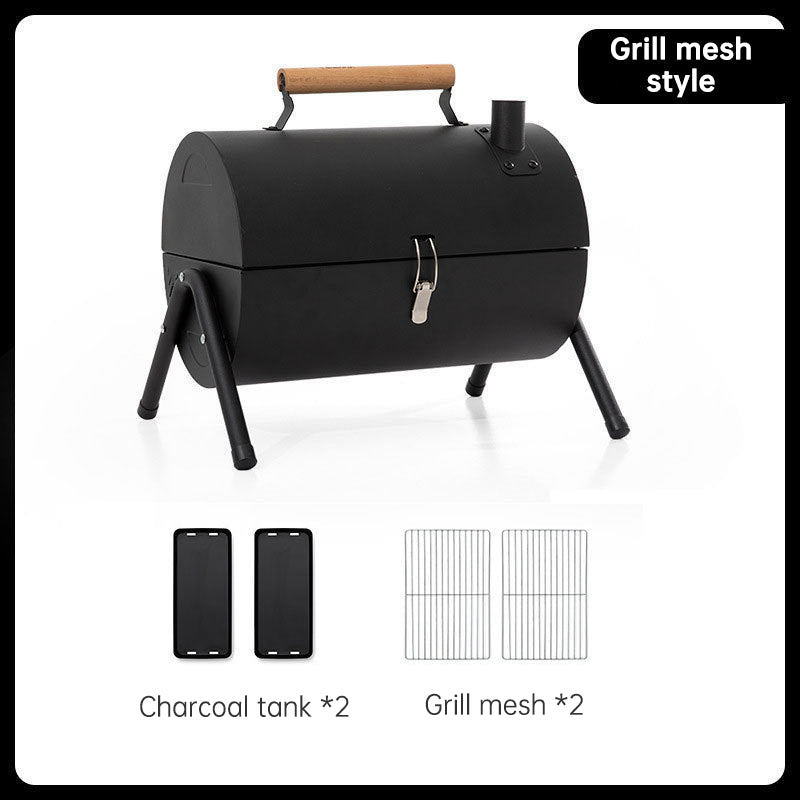 Portable Barrel Grill