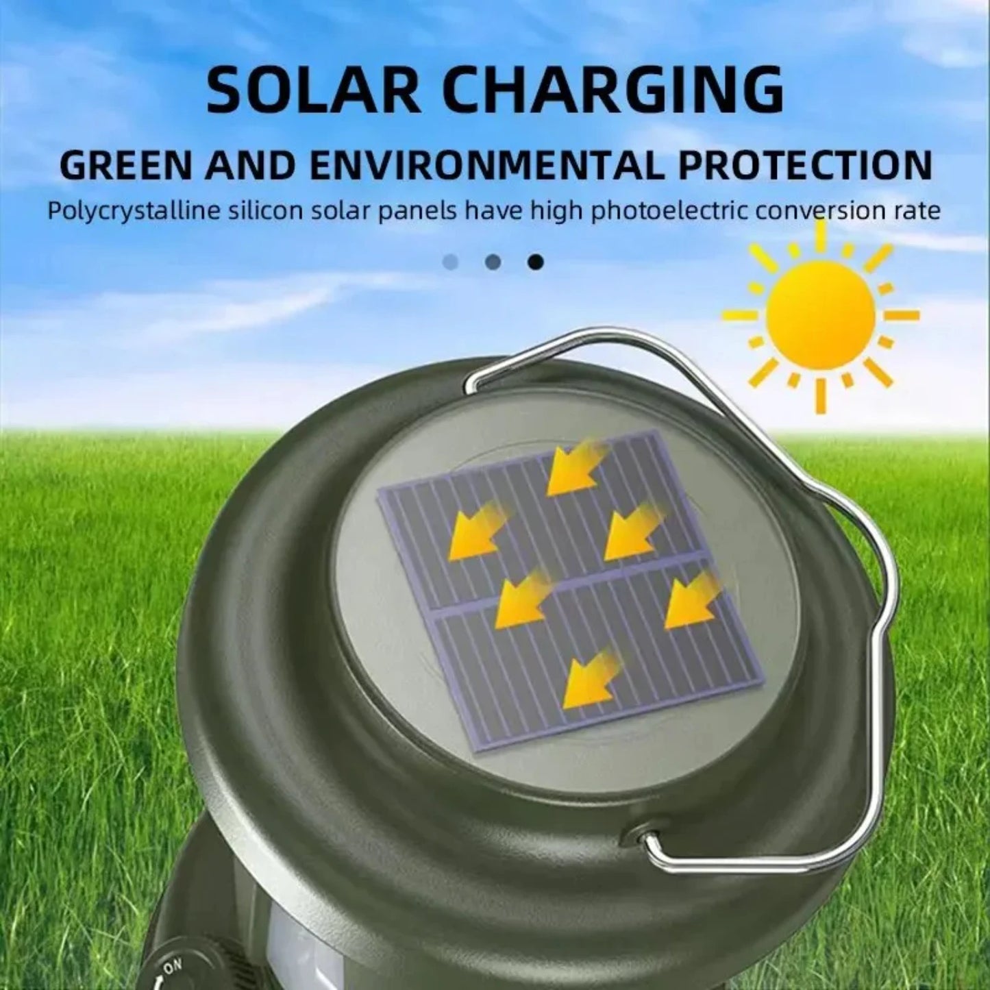 Solar Retro Camp Light