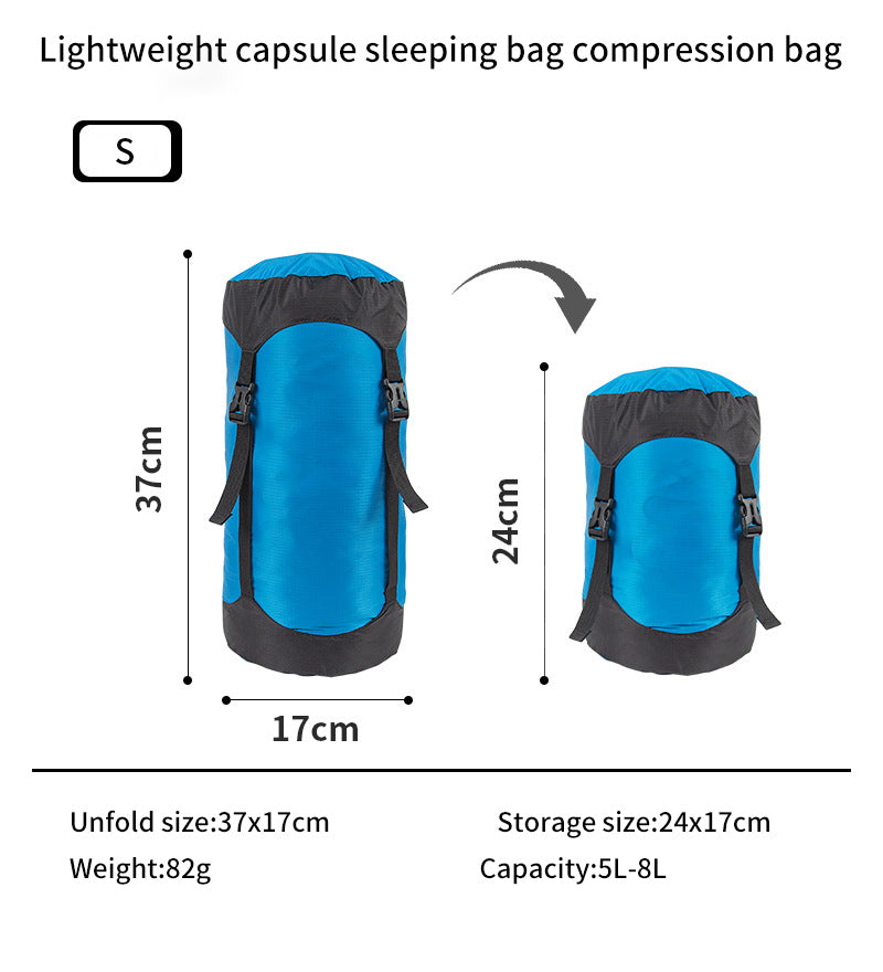 Ultralight Capsule Compression Sleeping Bag Sac