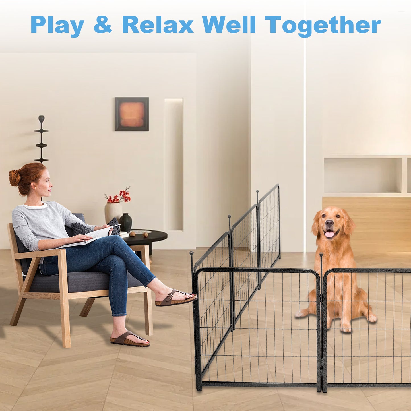 Foldable Dog Playpen