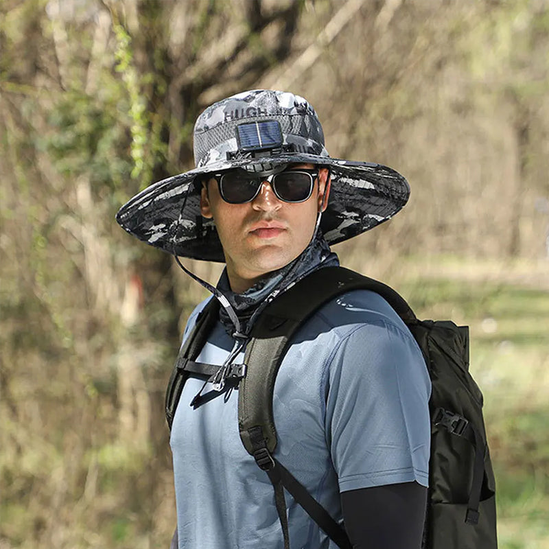 Solar Fan Bucket Hat