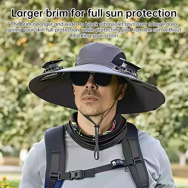 Solar Fan Bucket Hat