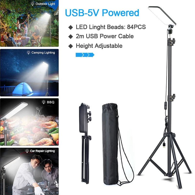 Camping Tripod LED Light