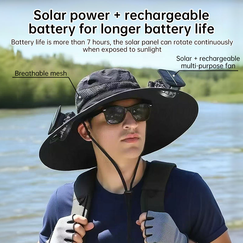 Solar Fan Bucket Hat