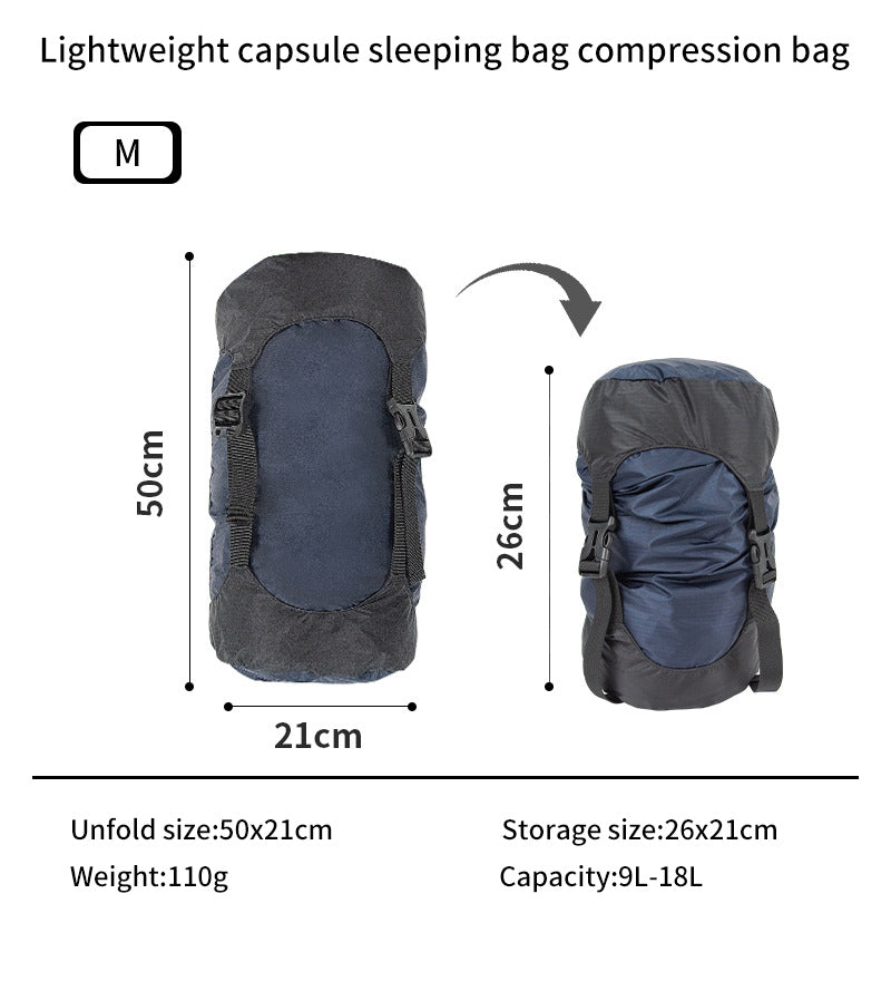 Ultralight Capsule Compression Sleeping Bag Sac