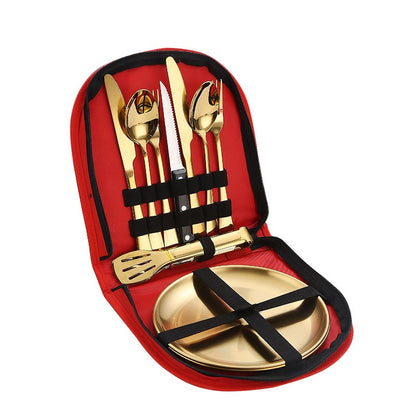 TrailFeast Stainless Cutlery Set