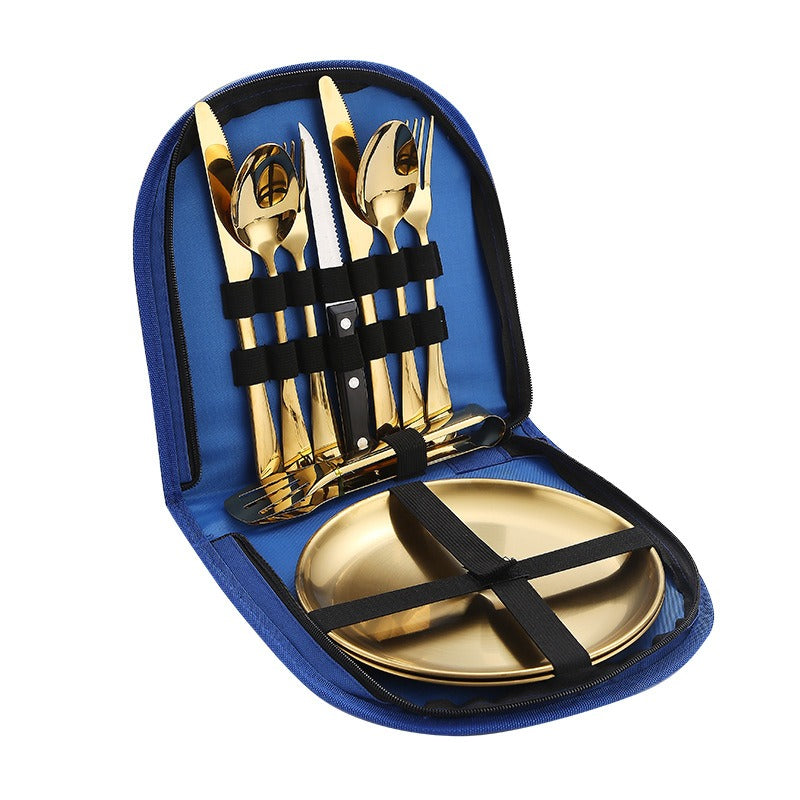 TrailFeast Stainless Cutlery Set