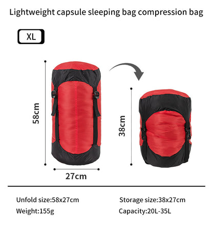 Ultralight Capsule Compression Sleeping Bag Sac