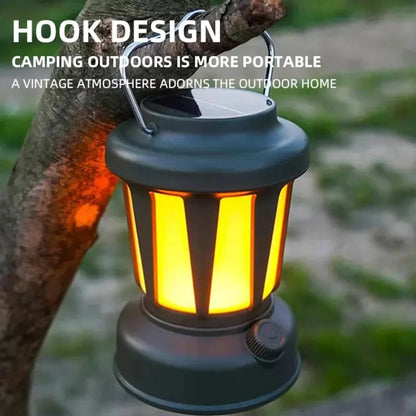 Solar Retro Camp Light