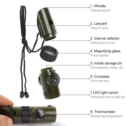 7-in-1 Survival Whistle