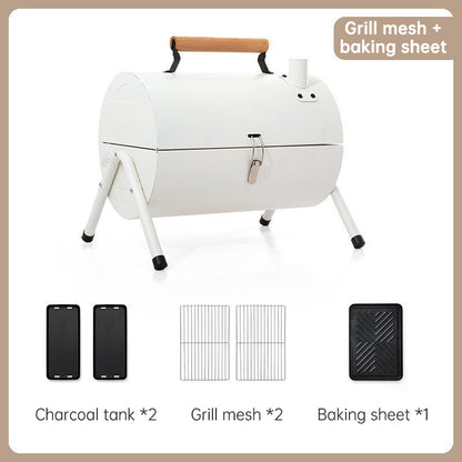 Portable Barrel Grill