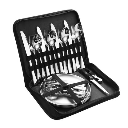 TrailFeast Stainless Cutlery Set