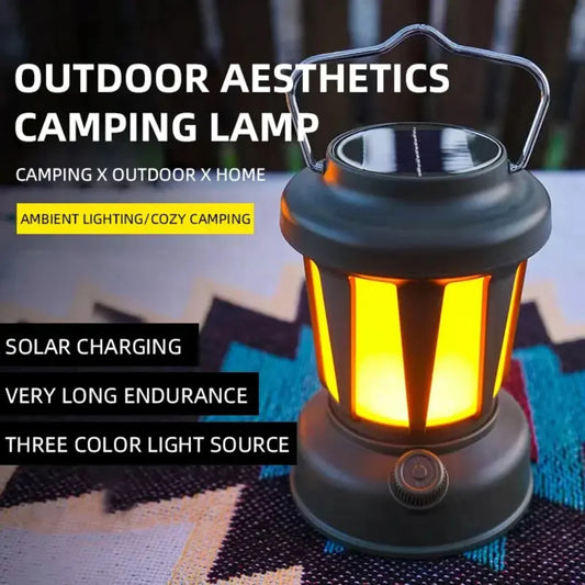 Solar Retro Camp Light