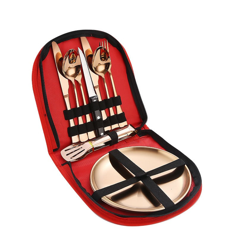 TrailFeast Stainless Cutlery Set