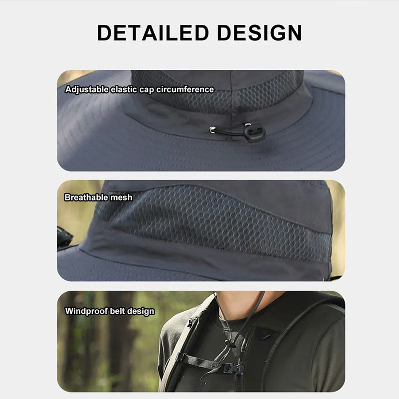 Solar Fan Bucket Hat