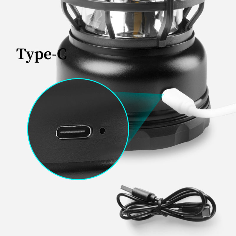 Retro Rechargeable Camping Lantern