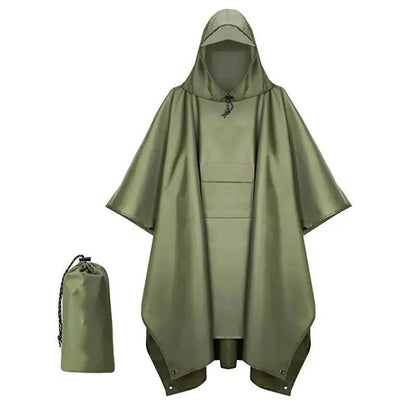 3-in-1 Camo Rain Poncho