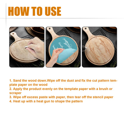 Wood Burning Paste