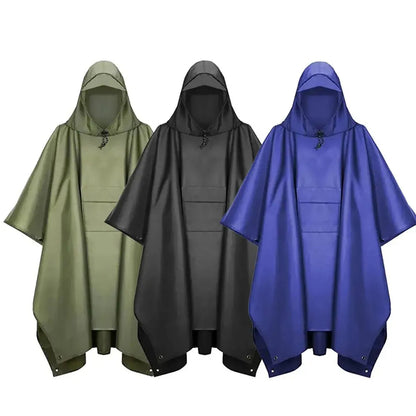 3-in-1 Camo Rain Poncho