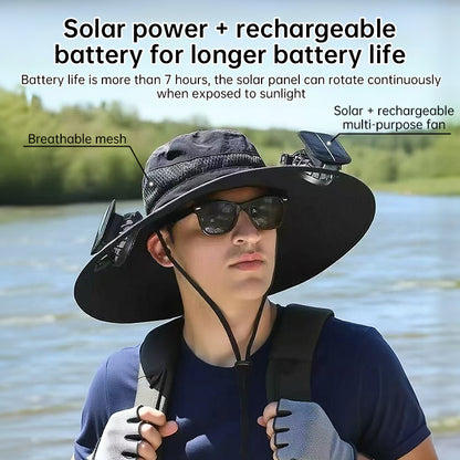 Solar Fan Bucket Hat