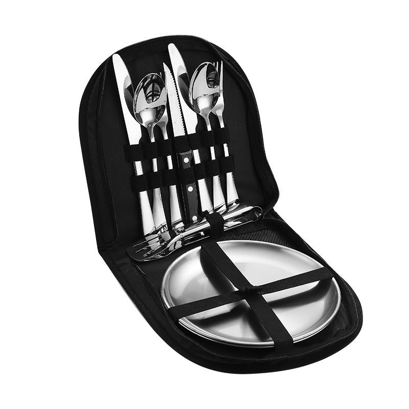 TrailFeast Stainless Cutlery Set