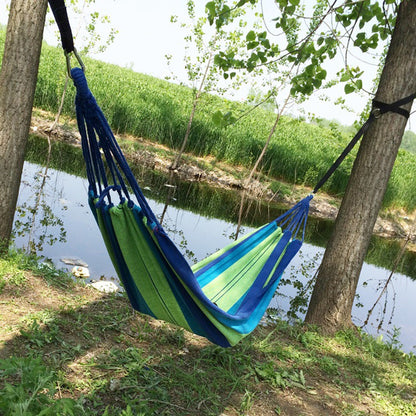 Canvas Camping Hammock – Rainbow