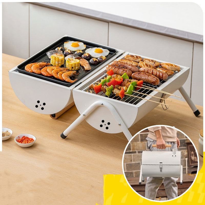 Portable Barrel Grill